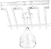Prodyne AR-100 Acrylic Stemware Rack