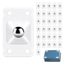 32 PCS Mini Casters Wheels Self-Adhesive Stainless