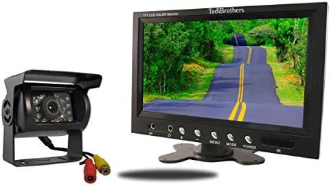 Tadibrothers 9 Inch Monitor and a 120 Degree Mounted RV Backup Camera (RV Backup System)