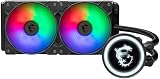 MSI MAG B240 CPU Water Cooler 240mm 2 Fans RGB Intel AMD view 4
