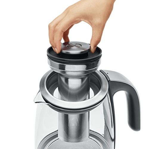 Breville BTM600CLR Smart Tea Infuser Tea Maker, Brushed Stainless Steel