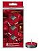 3-pack Assorted Scented Tea Light Candles 24-ct Apple Cinnamon Vanilla and Black Cherry