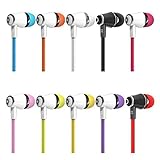 AutumnFall 3.5mm In Ear Headphones Wired Earphones Passive Noise Cancellating Earbuds Headphones with Mic