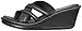 Skechers Women's Rumblers-hapy Dayz At Heart Wedge Sandal,Black Sparkle,7 M US