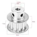 uxcell Aluminum 12 Teeth 5mm Bore 5.08mm Timing Belt Pulley for 10mm Belt