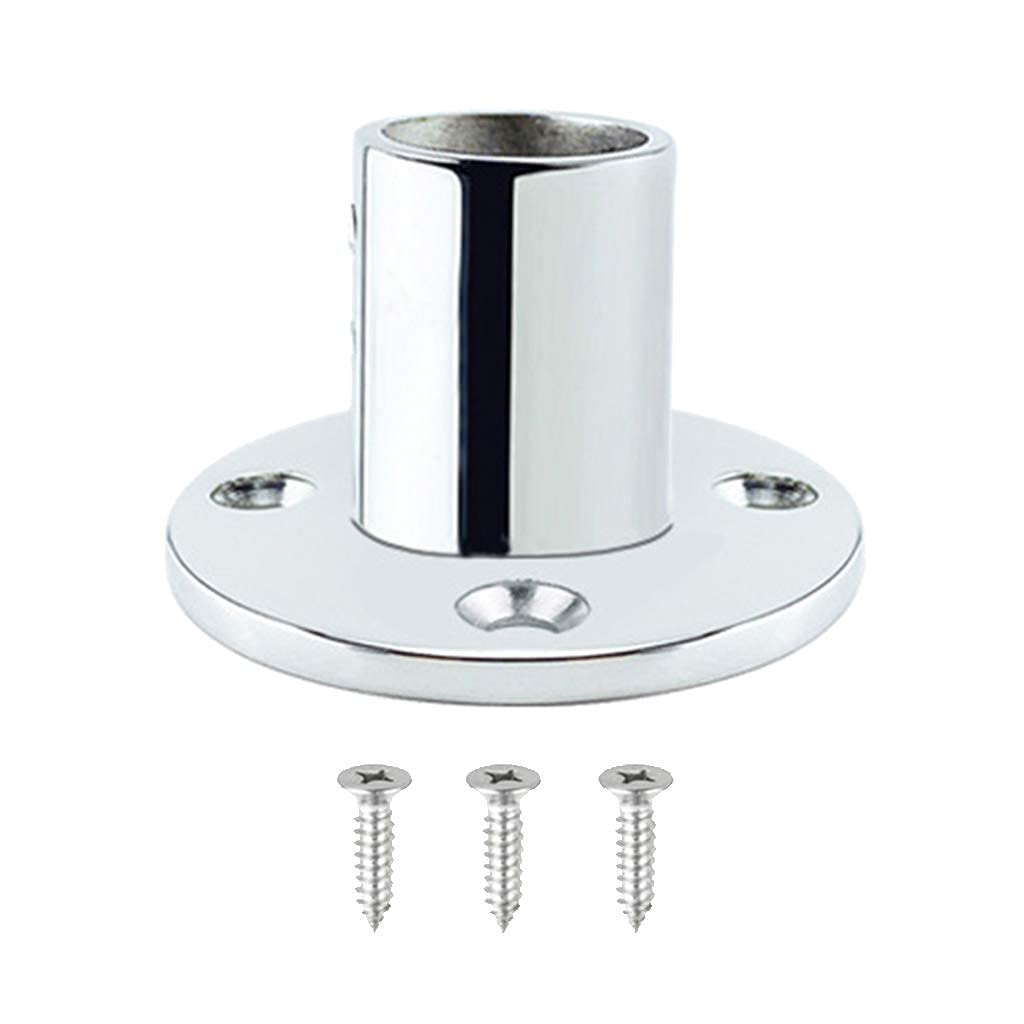 zalati Boat Handrail Fitting 316 Stainless Steel L Shape Stand for Marine Hardware - 25mm(1inch), 90°