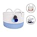Solaya Short Blue Toy Basket for Nursery 16