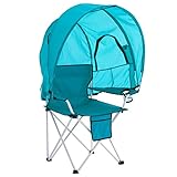 BrylaneHome Camp Chair with Canopy