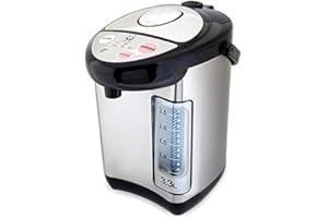 CUISINE TALENT Panda Electric Water Boiler and Warmer, 3.3L, Stainless Steel/Black, Programmable, Automatic Shut-Off, Temperature Control, Boil Dry Protection, Heat Resistant Handle