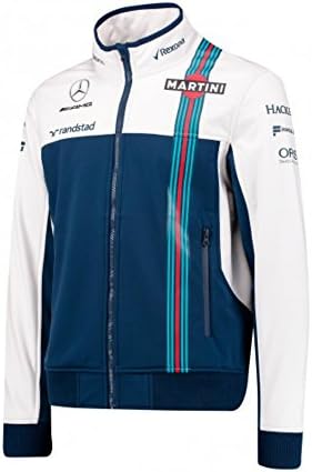 Williams Martini Formula 1 Racing Men's 2017 Team Softshell Jacket (2XL)