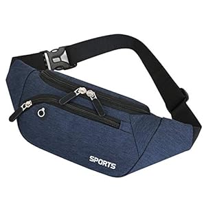 GERIINEER Waterdichte heuptas voor dames en heren, waterdichte heuptas met meerdere zakken, heuptas voor outdoorsporten…