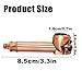 Exclusively Designed Bronze Retro Mini Skull with Detachable Private Tool, 5 Stainless Steel mesh Filters, 3 in 1 Scraper and Cleaning Cloth