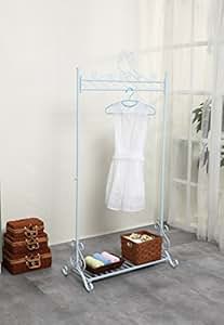 Neun Welten - Vintage perchero de metal para prendas, soporte para