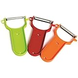 Bahoki Essentials 3-Set Swiss Peelers Fruit Vegetable, Potato, Hand, Julienne Peeler