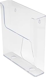 Deflecto Pack of 6 A4 Portrait Literature Stands Wall Mounted
