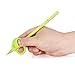 Pencil Grips Set (UPGRADED 4 Pack + BONUS Pencil Topper) - Silicon Posture Correction Trainer Finger Grips for Kids Preschoolers Children Adults Special Needs FOR BOTH RIGHT OR LEFT HANDED 
