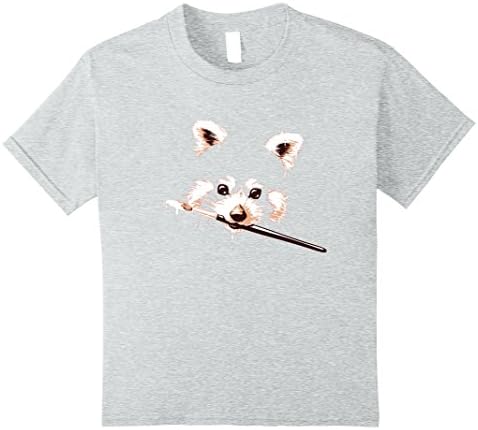 Kids cute panta thsirt,panda thsirt,animal thsirt 10 Heather Grey