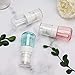 Segbeauty 1oz Mist Spray Bottles, 3pcs 30ml Mini Airless Fine Mist Small Spray Bottle Empty Clear Travel Containers Water Mist Sprayer for Essential Oils Makeup Skincare Toner