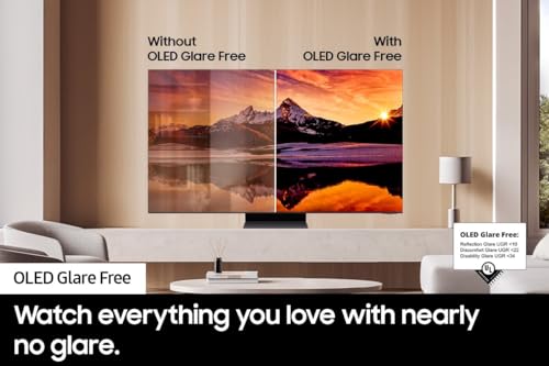 Samsung 77-Inch Class OLED 4K S95DD Series HDR Pro Smart TV w/Dolby Atmos, Object Tracking Sound+, Motion Xcelerator, Real Depth Enhancer, 4K AI Upscaling, Alexa Built-in (QN77S95DD, 2024 Model)