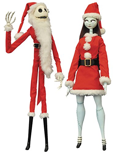 Sally Finkelstein Costumes - Diamond Select Toys The Nightmare Before Christmas: Santa Jack & Santa Sally