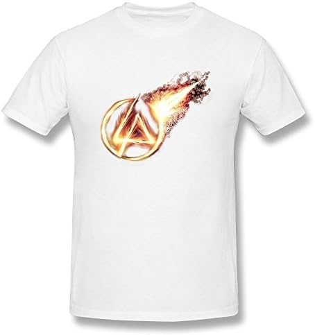 BOAIS Linkin Park Hybrid Theory Design Short Sleeve T Shirts For Boyfriend 100% Cotton
