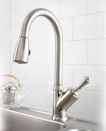 Mico Designs 7765 Cp Single Handle Pull Out Spray Kitchen Faucet