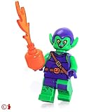 LEGO Super Heroes: Spider-Man Minifigure - Green Goblin (with Pumpkin Shooter) 10687