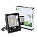 LE 30W Super Bright Outdoor LED Flood Lights, 75W HPS Bulb Equivalent, Waterproof, 2250lm, Daylight White, 6000K, Security Lights, Floodlight (No Plug)