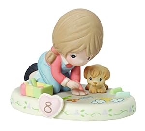 precious moments brunette girl with bracelet age 9 figurin precious moments brunette girl with bracelet age 9 figurin