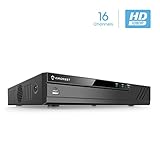 Amcrest ProHD 1080P 16CH Video Security DVR Digital Recorder, 16-Channel 1080P, Supports 960H/HDCVI/HDTVI/AHD/Amcrest IP, HDD & Cameras NOT Included, Remote Smartphone Access (AMDV108116)