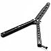 Icetek Sports Metal Practice Balisong Butterfly Trainer Knife, Black