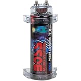 Amazon.com: BOSS Audio Systems CAP3.5R 3.5 Farad Capacitor Red: Car