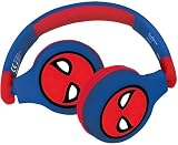 LEXIBOOK Spiderman 2-in-1 Bluetooth Headphones Kids 85dB Foldable HPBT010SP view 4