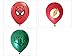 JUSTICE LEAGUE INSPIRED SUPERHERO AVENGER BALLOON BUNDLE - 30 LARGE 12 INCH BALLOONS 15 DIFFERENT STYLES