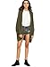 Romwe Women's Loose Long Sleeve Open Front Knit Cardigan Sweater Army Green one-Size