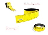 Thackery Magnetic Ruler / Measuring Tape 36' Inches / 100 cm
