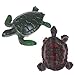 AOPOO 24 Pieces Turtle Figurines Realistic Sea Turtle Decorations Lifelike Tortoises Ocean Animal Small Turtle Plastic for Party Favor Decoration