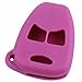KeyGuardz Purple Rubber Keyless Entry Remote Key Fob Skin Cover Protector