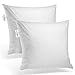 ComfyDown Set of Two, 95% Feather 5% Down, 28 X 28 Square Decorative Pillow Insert, Sham Stuffer - Made in USA