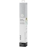 Cricut Smart Iron On (13in x 3ft, Glitter Silver) for Explore 3 and Maker 3 - Matless Cutting for Long cuts up to 12ft