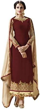 velina Readymade Designer Indian Pakisatani Party Wear Straight Suit - Zubeda