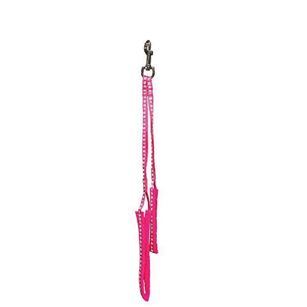 GROOM PROFESSIONAL Complete Body Restraint with Padding - Grooming Loop Leash for Dogs - Paw Print Design - Perfect for Controlling Pets - Helps Control the Head & Body, Pink