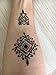 Reusable Micronet Mesh Stencil Tattoo Stencils Templates 5 Sheet Set Mandala