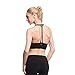 nine bull Women's Zip Front Sports Bra - Medium Support Wirefree Racerback Active Yoga Sports Bra (M, Purple2)