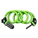 NDakter Bike Lock Cable,4 Feet High Security 5 Digit Resettable Combination Coiling Bike Cable Lock,Bicycle Cable Lock for Bicycle Outdoors, 1.2mx12mmthumb 3