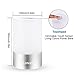 LUNSY Touch Sensor Table Lamp, Dimmable Bedside Lamp, Rechargeable Atmosphere Lamps, Wireless, Warm White Light with RGB Living Colors for Bedroom, Living Room and Outdoors.