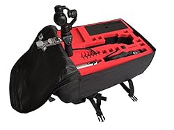 See Rucksack / Backpack from MC Cases suitable for DJI OSMO and OSMO + X3 / Inspire X3 and X5 camera! A lot of Space! Cabin Luggage! Details