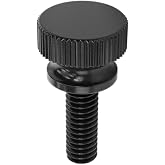 Nylon Thumb Screws, #8-32 Thread (10, Black, 1/2")