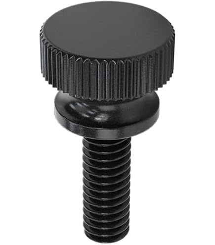 thumbnail image 2 of 10-Pack Knurled Thumb Screws – Stainless Steel, 8-32 Thread, 3/8" Length, Made In USA 2 of 4