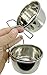 Bonka Bird Toys 3128 2Pk 10 oz Hook Cups Coop Cup Bird Cages Dog Food Water Bowl Feeder Crate Kennel Pet Dish Small Feedingthumb 1